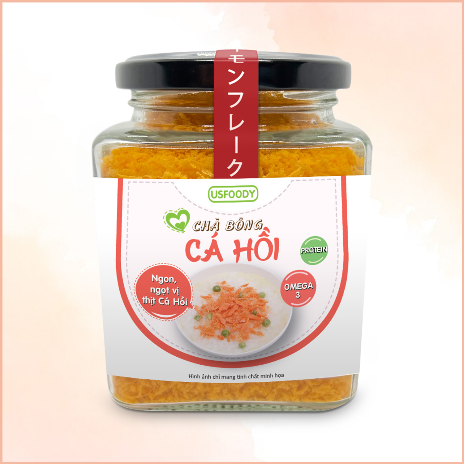 Chà bông cá Hồi 75g